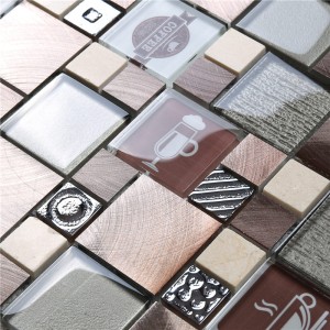 HUV11 ร้อนขายตกแต่งภายในกันน้ำกระเบื้องโมเสคแก้วรูปภาพสำหรับตกแต่งผนัง