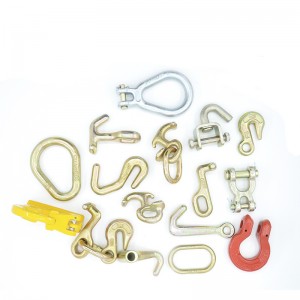 G70 โลหะผสม Clevis Lug Link ชุบสังกะสีสีขาว