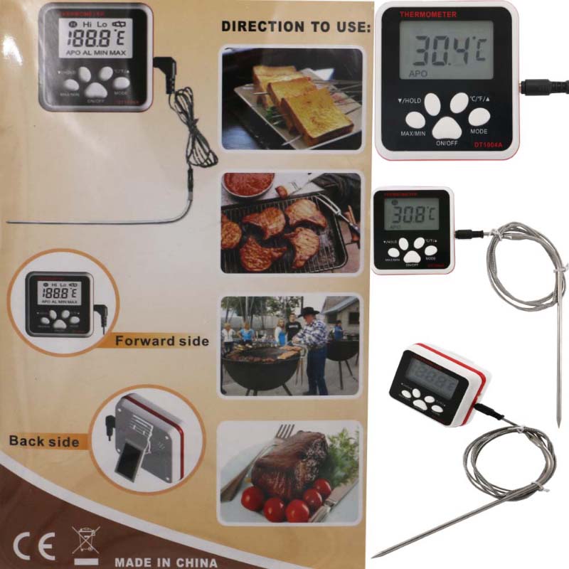 เครื่องวัดอุณหภูมิเนื้อสัตว์ที่ใช้กันทั่วไปในครัว