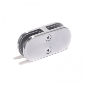 สแตนเลส 180 องศากลาง D ประเภทยึดกระจก