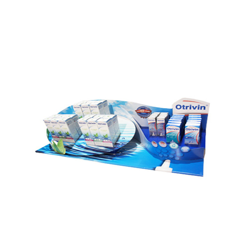 YJ Display กำหนดเองเป็นมิตรกับสิ่งแวดล้อม Easy Assemble แสดงขายปลีกเคาน์เตอร์สำหรับเครื่องเขียนและหนังสือ