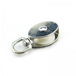 หมุนรอกไนล่อนตารอกโลหะผสมสังกะสีหล่อ