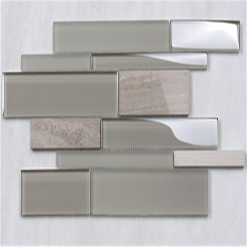 HSD132 โมเดิร์นตกแต่งแถบครัวแก้วเซรามิก Backsplash กระเบื้องผนัง