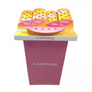 YJ แสดงซัพพลายเออร์ป๊อปกระดาษแข็งยืนแสดงกล่องกระดาษลูกฟูก