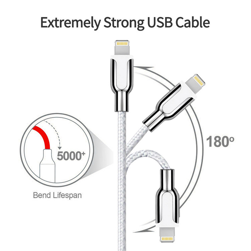 KPS-8445CB สายเคเบิลโลหะผสมไนลอน / เส้นด้ายฝ้ายสาย USB