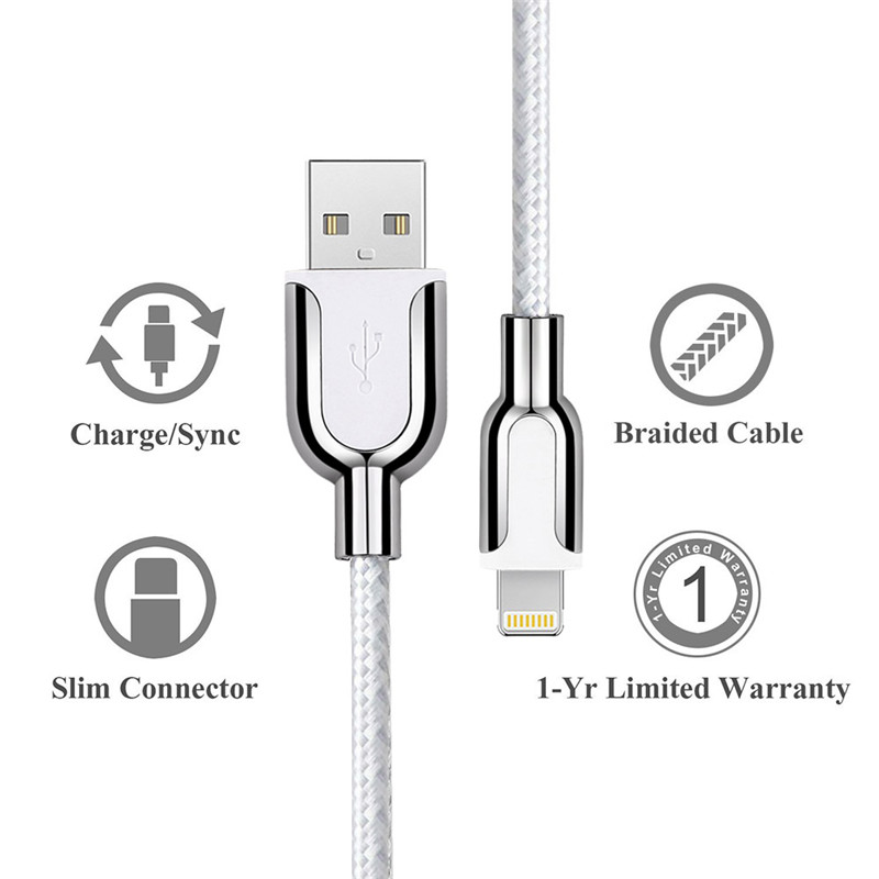 KPS-8445CB สายเคเบิลโลหะผสมไนลอน / เส้นด้ายฝ้ายสาย USB