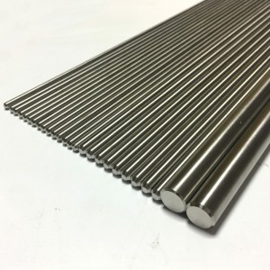 แท่งทังสเตนแท่งกลมบริสุทธิ์ความหนาแน่นสูง