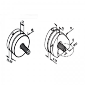 อะแดปเตอร์แก้วขนาด 50 มม