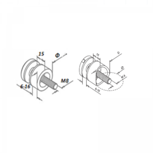 อะแดปเตอร์แก้ว 30 มม