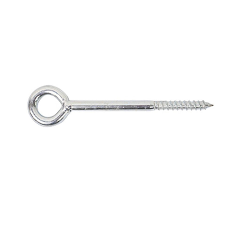 Eye Screw White Zinc Plated พร้อม Eye Dia 23mm