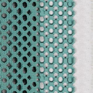 แผ่นยางกันน้ำพร้อมรูระบายน้ำสำหรับร้านอาหาร