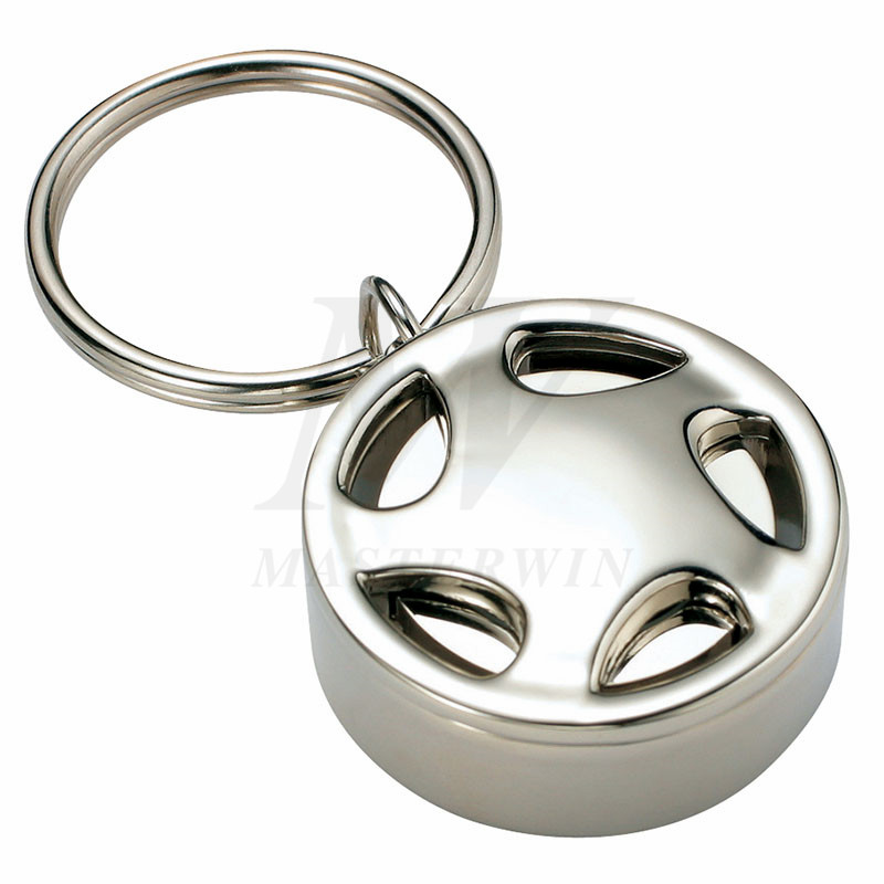 Keyholder โลหะพร้อมนาฬิกาควอทซ์ _B62759