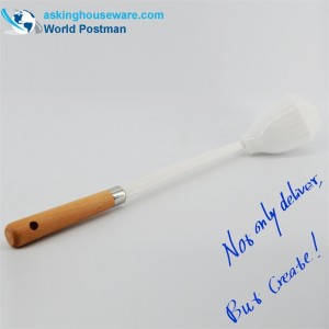 แปรงทำความสะอาดห้องน้ำ Akbrand นุ่มแปรงชายหาดจัดการกับอุปกรณ์ชามแห้ง