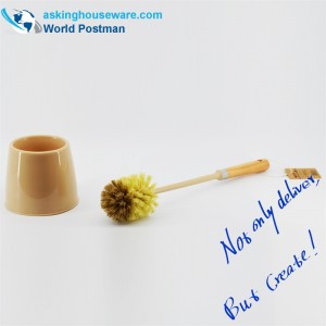 Akbrand ห้องน้ำแปรงชายหาดจัดการกับผู้ถือชาม