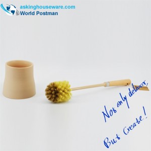 Akbrand โถชักโครกแปรงชุดชายหาดจัดการกับผู้ถือฝ้า