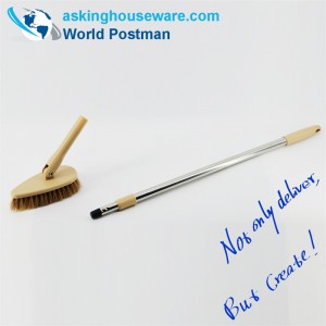 หัวแปรงรูปสามเหลี่ยม Akbrand ด้ามยาวแบบยืดหยุ่น