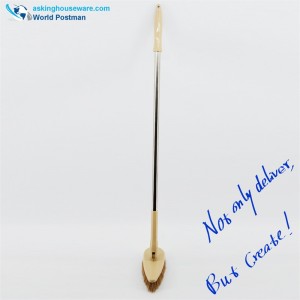 หัวแปรง Akbrand แปรงสแตนเลสทรงสามเหลี่ยมหัวทรงยาว