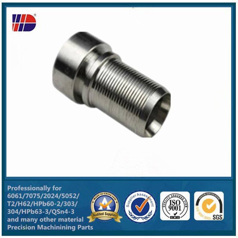ประเทศจีนใบรับรอง ISO เครื่องจักรกล CNC แบบกำหนดเองชิ้นส่วนสแตนเลสโนไดซ์
