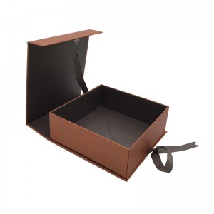 กล่องของขวัญพับหรูหราที่กำหนดเองสำหรับบรรจุภัณฑ์ของขวัญ