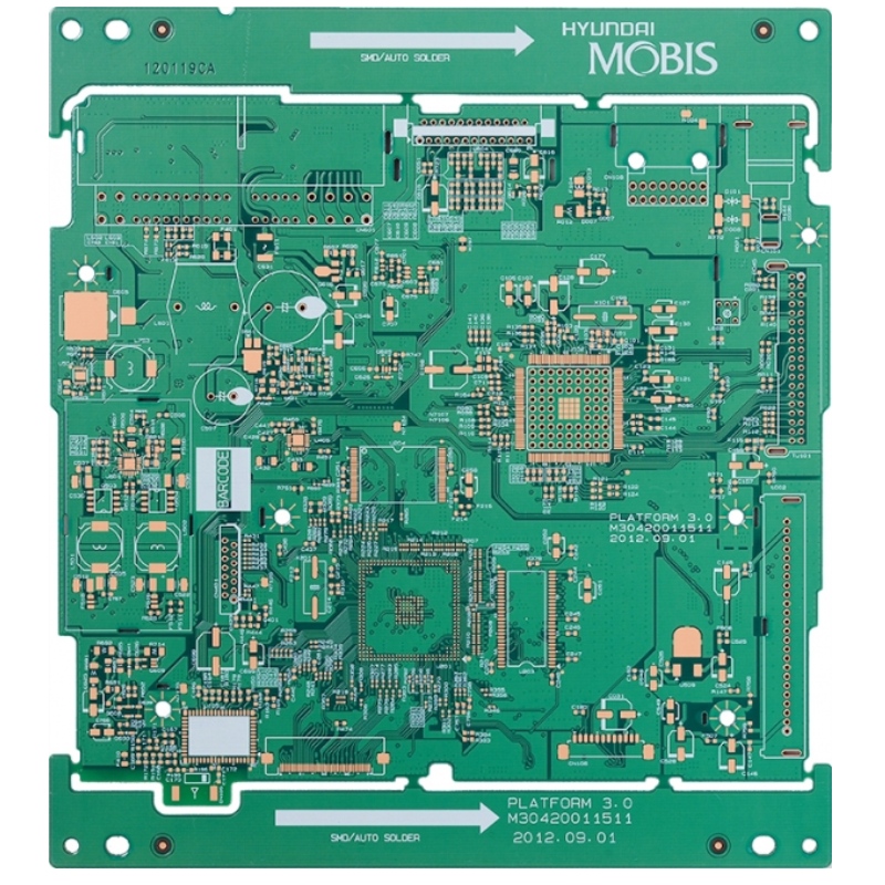 4 ชั้นความถี่สูง HDI Hybrid PCB Vias เต็มไปด้วยเรซิ่น