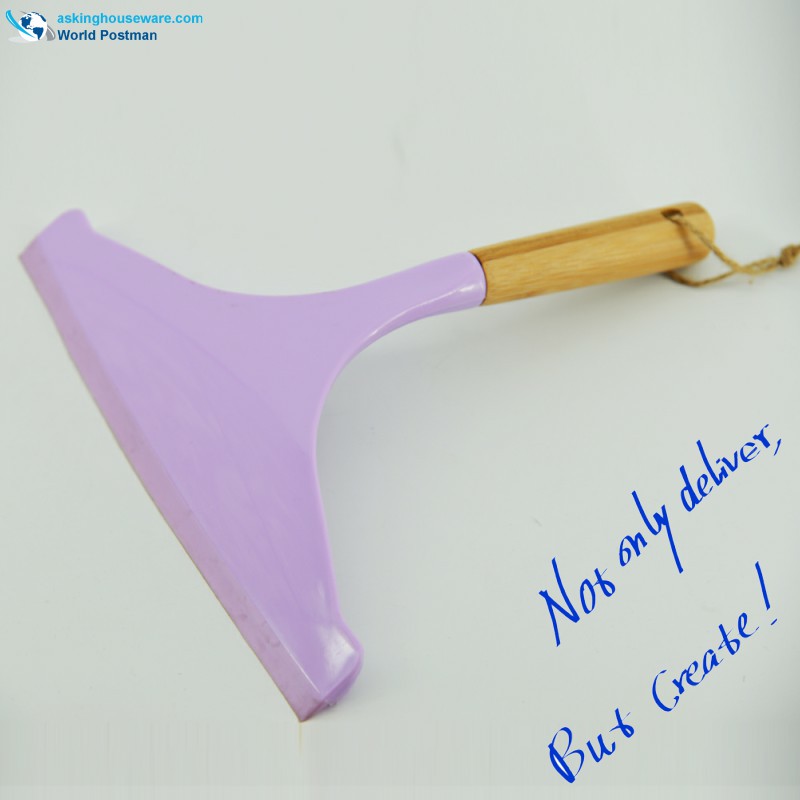 Akbrand Bamboo ที่ปัดน้ำฝน Window Handle Squeegee