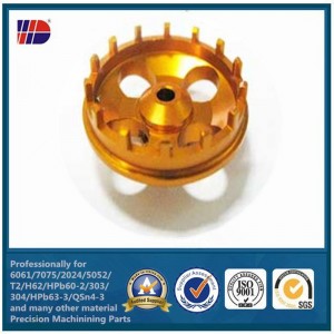 เครื่องจักรกลที่กำหนดเอง CNC หันกัดชิ้นส่วนโลหะทองเหลือง