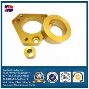 กัด cnc กลึงชิ้นส่วนทองเหลืองความแม่นยำ