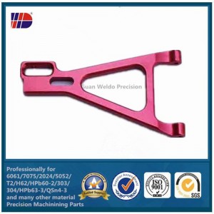 บริการเครื่องจักรกลซีเอ็นซีบริการชิ้นส่วนอลูมิเนียมที่มีความแม่นยำพร้อมสีอะโนไดซ์