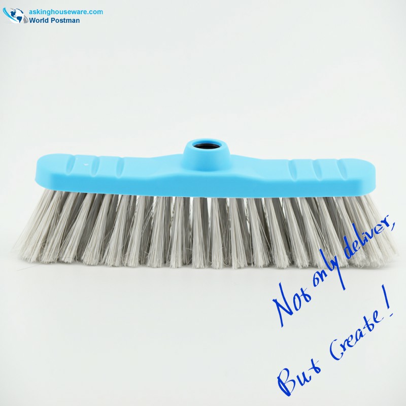 หัวไม้กวาดพลาสติก Akbrand พร้อมแผ่นกระดาน Striation Brush