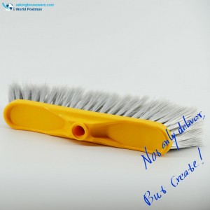 หัวไม้กวาดพลาสติก Akbrand พร้อมแปรงทรงยาวแบบ W