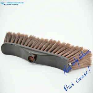 หัวแปรงไม้กวาดพลาสติก Akbrand พร้อม Wave Brush เคลือบบอร์ด