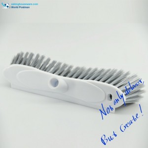 Akbrand พลาสติก Push Brush Push หัวไม้กวาดที่มีเฉียงแปรงรูปร่างกระสวยคณะกรรมการ