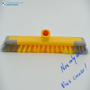 แปรงขน Akbrand ขนาดเล็กที่มีเกลียวเฉียงแปรงสี่เหลี่ยมขนแปรงสั้นยาก PP ขนแปรง