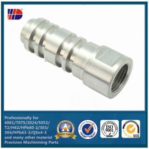สแตนเลสอลูมิเนียมโลหะความแม่นยำ CNC กลึงชิ้นส่วนเครื่องจักรกล