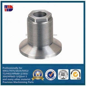 สแตนเลสอลูมิเนียมโลหะความแม่นยำ CNC กลึงชิ้นส่วนเครื่องจักรกล