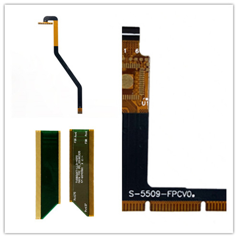 FPC สำหรับจอสัมผัส / FPC สำหรับ LED / ฟิงเกอร์ทองคำเครื่องทำให้แข็ง FPC OEM ที่มีความยืดหยุ่น PCB แผงวงจรที่มีความยืดหยุ่น FPC คณะกรรมการสาย