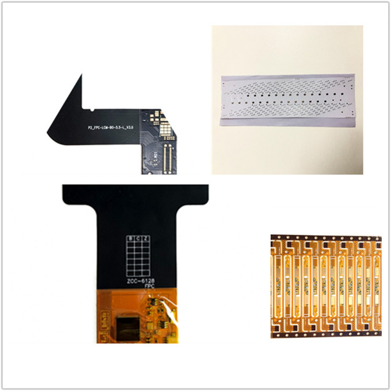 FPC สำหรับจอสัมผัส / FPC สำหรับ LED / ฟิงเกอร์ทองคำเครื่องทำให้แข็ง FPC OEM ที่มีความยืดหยุ่น PCB แผงวงจรที่มีความยืดหยุ่น FPC คณะกรรมการสาย