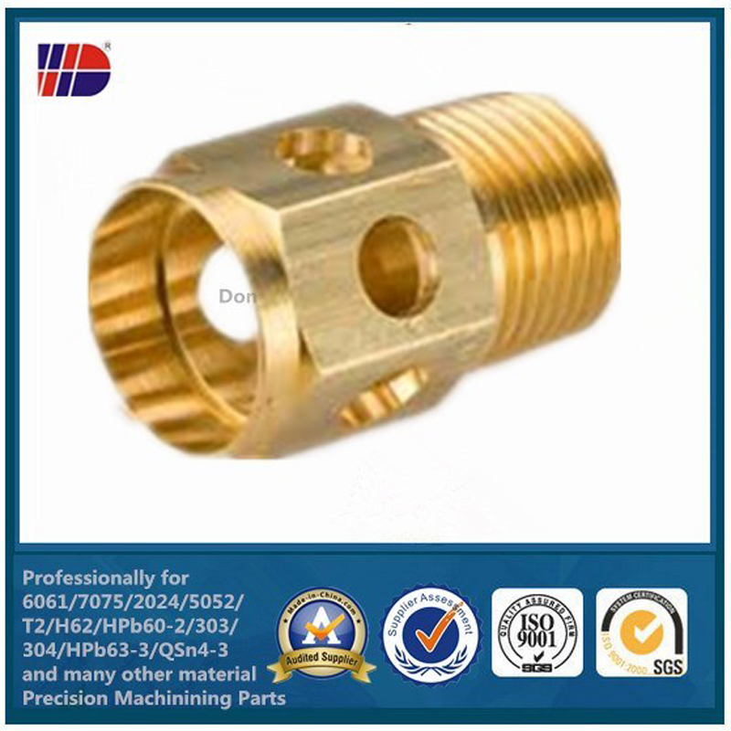 OEM CNC กลึงความแม่นยำชิ้นส่วนทองเหลืองสำหรับเครื่องสกรู