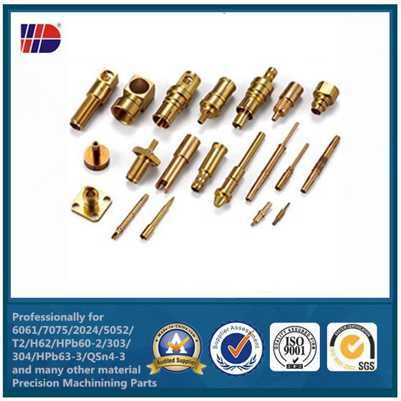 OEM CNC กลึงความแม่นยำชิ้นส่วนทองเหลืองสำหรับเครื่องสกรู