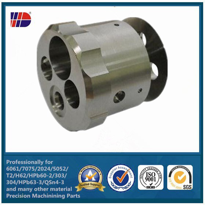 OEM สแตนเลสอลูมิเนียม CNC ความแม่นยำชิ้นส่วนเครื่องจักรกลสำหรับกระบอกไฮดรอลิก
