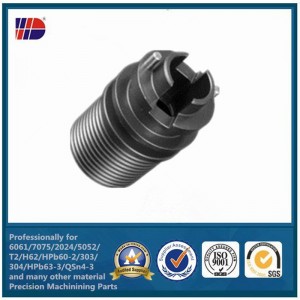 OEM สแตนเลสอลูมิเนียม CNC ความแม่นยำชิ้นส่วนเครื่องจักรกลสำหรับกระบอกไฮดรอลิก