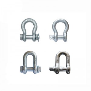 Bolt Type Alloy Bow Shackle / G80Bow Shackle