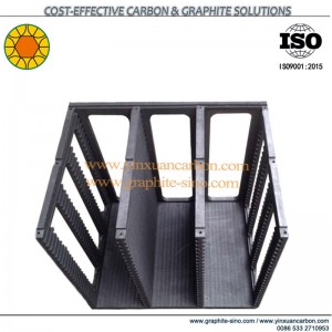 ชั้นวางแกรไฟต์และอุปกรณ์จับยึดไฟท์สำหรับเตาอุตสาหกรรม