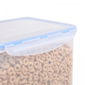 122.99 ออนซ์ / 3.6L ห้องครัว BPA ฟรีพลาสติกรั่วหลักฐานธัญพืชภาชนะเก็บที่มีฝาปิดล็อค