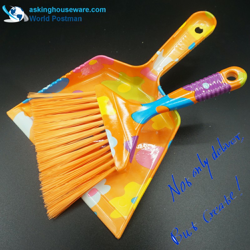 แปรงทิ้งไม้กวาดรูปทรงดอก Akbrand Yellow Flower Water Brush ขนาดเล็ก