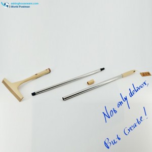 Akbrand 135 ซม. ด้ามยาวปาดน้ำหน้าต่างพร้อมท่อสเตนเลสสตีลยืดหยุ่น