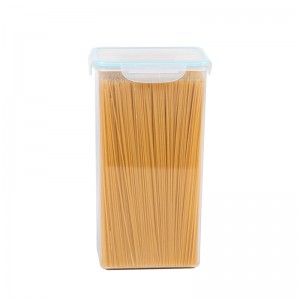 ใส 2.6L ภาชนะบรรจุอาหารพลาสติกที่มีฝาปิดสุญญากาศ