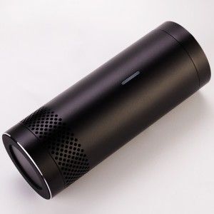 เครื่องฟอกอากาศในรถยนต์ USB ขับเคลื่อนพร้อมฟังก์ชั่นตรวจจับคุณภาพอากาศสำหรับกำจัดควัน / ฝุ่น / กลิ่นสัตว์เลี้ยง / กลิ่นไม่พึง...