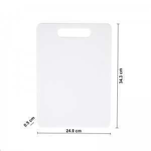 BPA ฟรีเครื่องล้างจานปลอดภัยทนทานขาวลื่นครัวพลาสติกเขียง