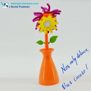 ชุดแปรงทำความสะอาดจานครัว Akbrand พร้อมที่วางชั้นใต้ดิน